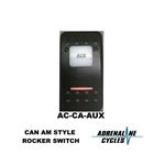 AMBER COLOR CAN AM STYLE MAVERICK TRAIL AUXILIARY SWITCH #AC-CA-AUX