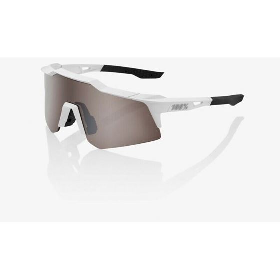 SPEEDCRAFT XS Matte White HiPER Silver Mirror Lens Sunglasses #957129