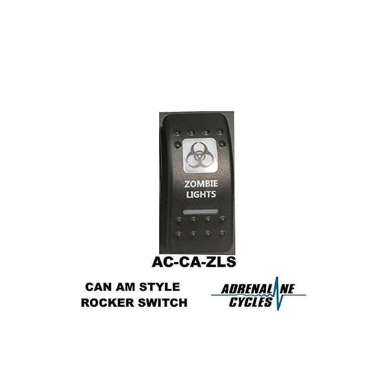 AMBER COLOR CAN AM STYLE ZOMBIE LIGHT SWITCH #AC-CA-ZLS