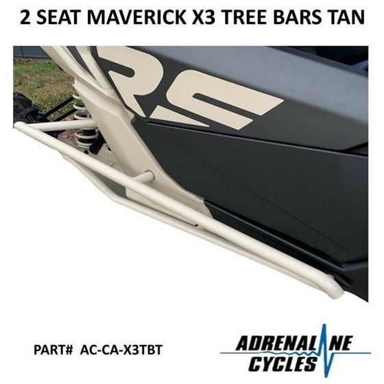 Can Am Maverick X3 tree bars rock sliders guards Desert Tan #AC-CA-X3TBT
