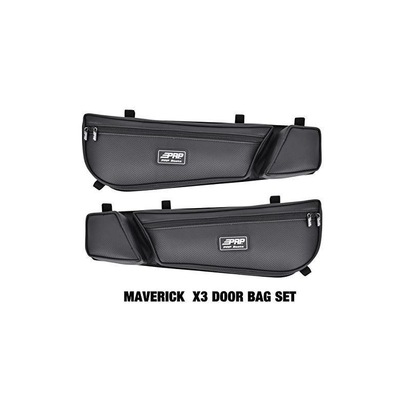 Can Am Maverick X 3 Door Bag Bags BLK Set Of 2 E60