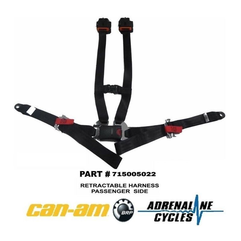 Can Am Maverick X3 Passenger Retractable Harness B