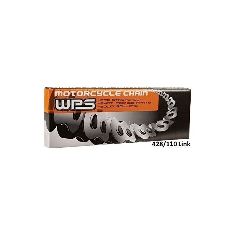 WPS 428 Standard Duty DIRTBIKE chain 110 link Blac