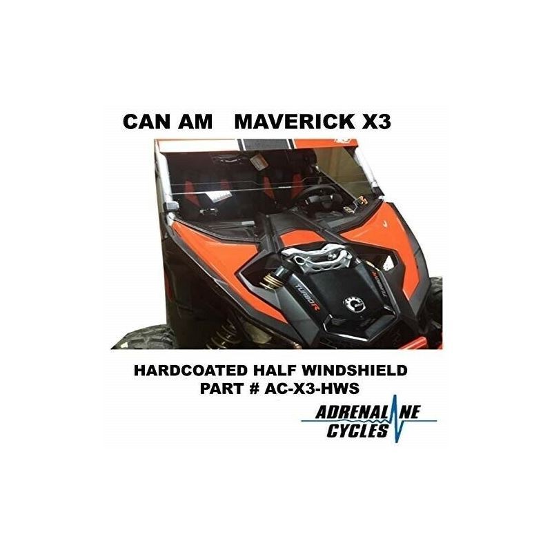 Can Am Maverick X3 Hardcoat Scratch Resistant Half