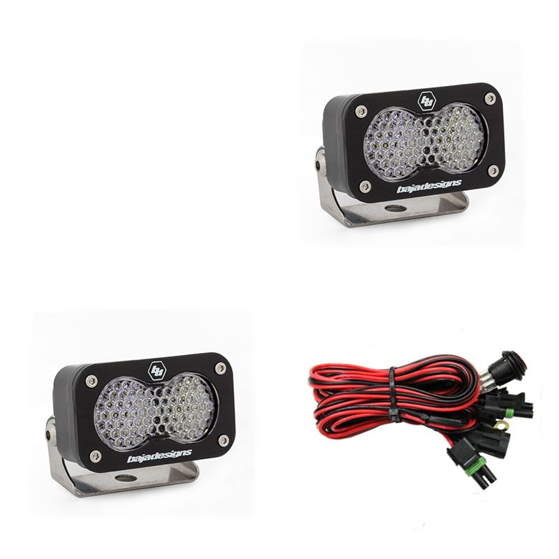 Baja Designs S2 Sport Pair Work Scene Lights Light