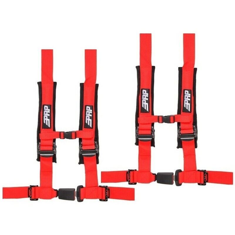 PRP Harnesses 2" 4 Point Auto (Red)