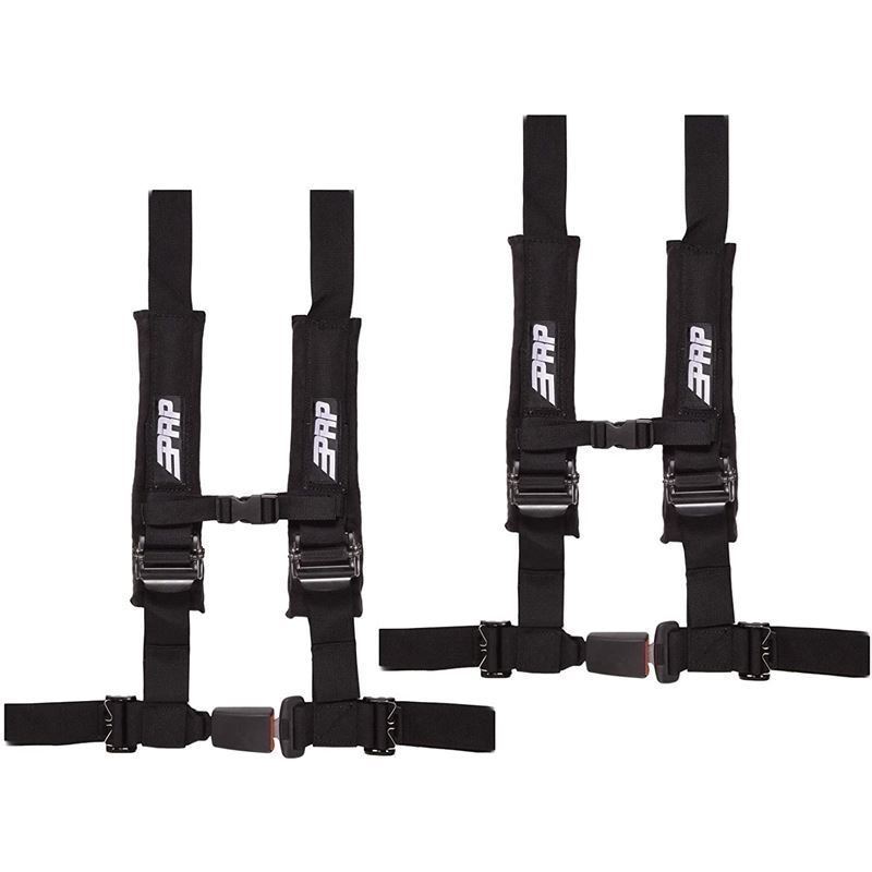 PRP Harnesses 2" 4 Point 2 Pack (Black) SBAUT