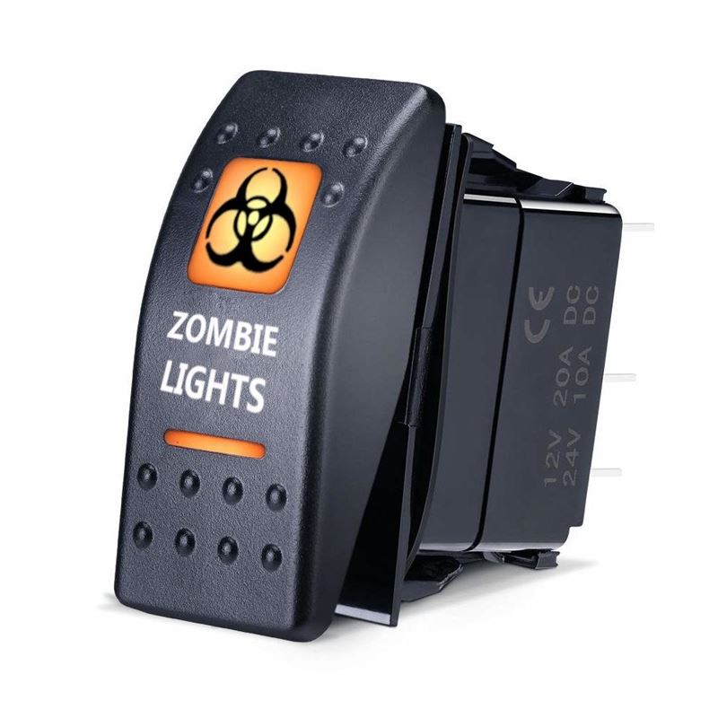 AMBER COLOR CAN AM STYLE ZOMBIE LIGHT SWITCH #AC 1