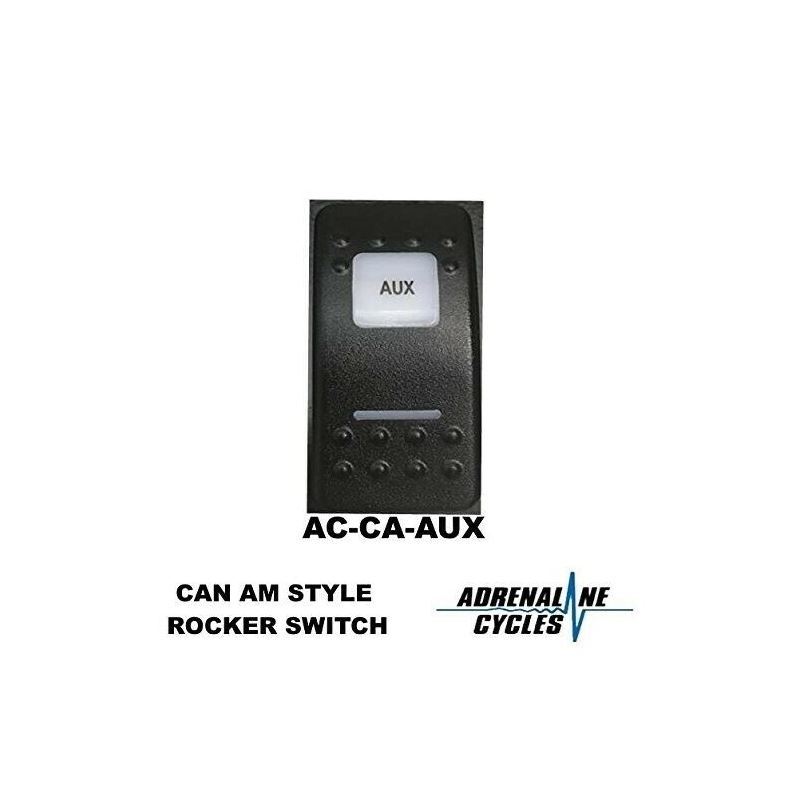 AMBER COLOR CAN AM STYLE AUXILIARY SWITCH #AC-CA-A