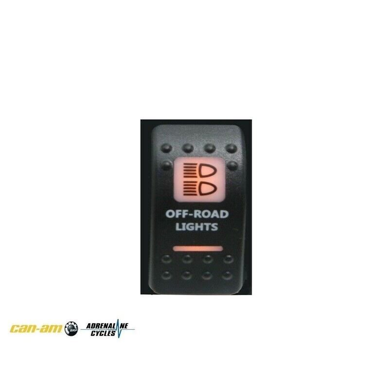 AMBER COLOR CAN AM STYLE OFF ROAD LIGHT SWITCH #AC