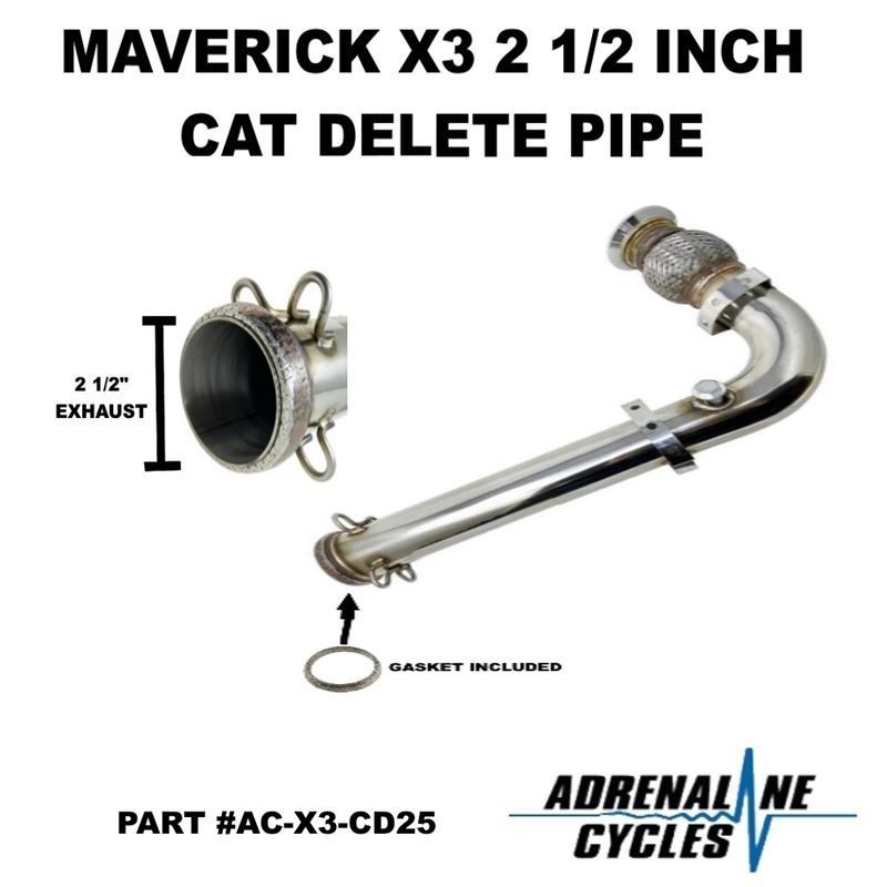 Can Am Maverick X3 Exhaust Converter Catalytic Del