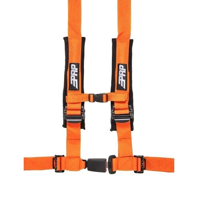 PRP Harnesses 2" 4 Point (Orange) SBAUTO2O-1